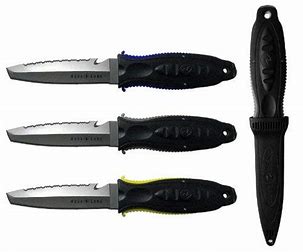 Details about   Aqua Lung Squeeze Lock Titanium Knife Tanto Tip 