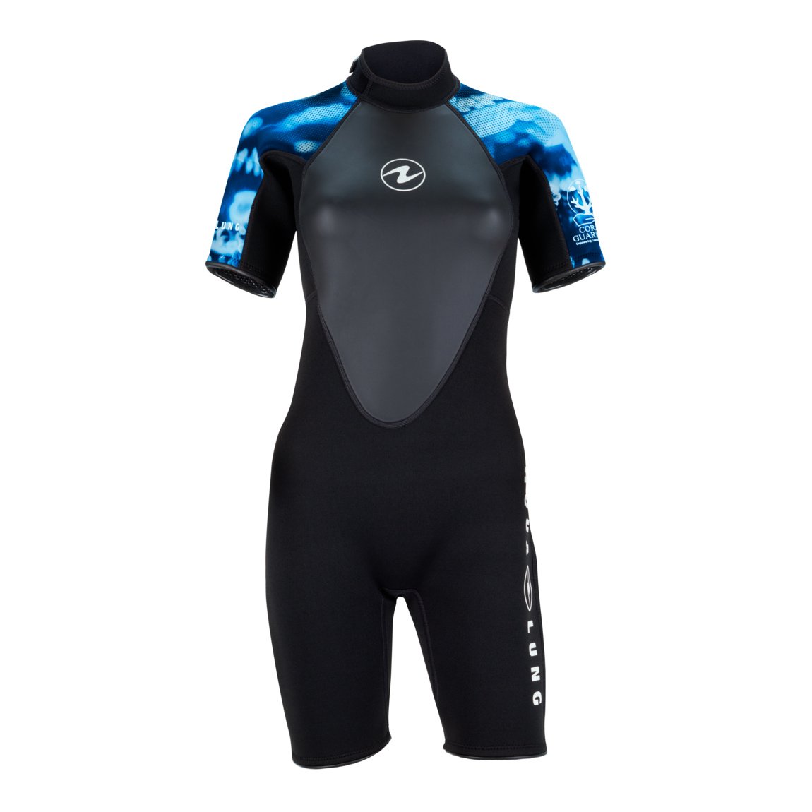 Wetsuit, Shorty, 3m, Blue,  2XL